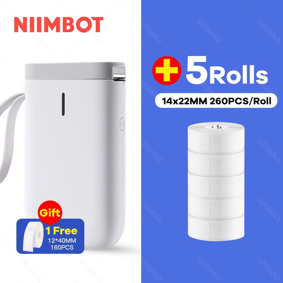 Niimbot D11 Bluetooth Thermische Labelprinter Label Marker Sticker Papierrol Productie Datum Zelfklevende Naam Tag Impresoras: W Printer 5 Label