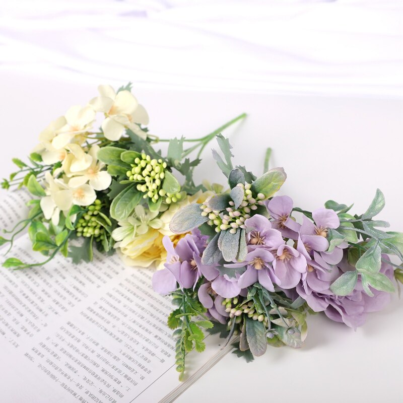 1 pieces Flower head diameter 9.5cm Artificial bouquet Home decoration accessories Wedding Year Candy box Flower arrangement