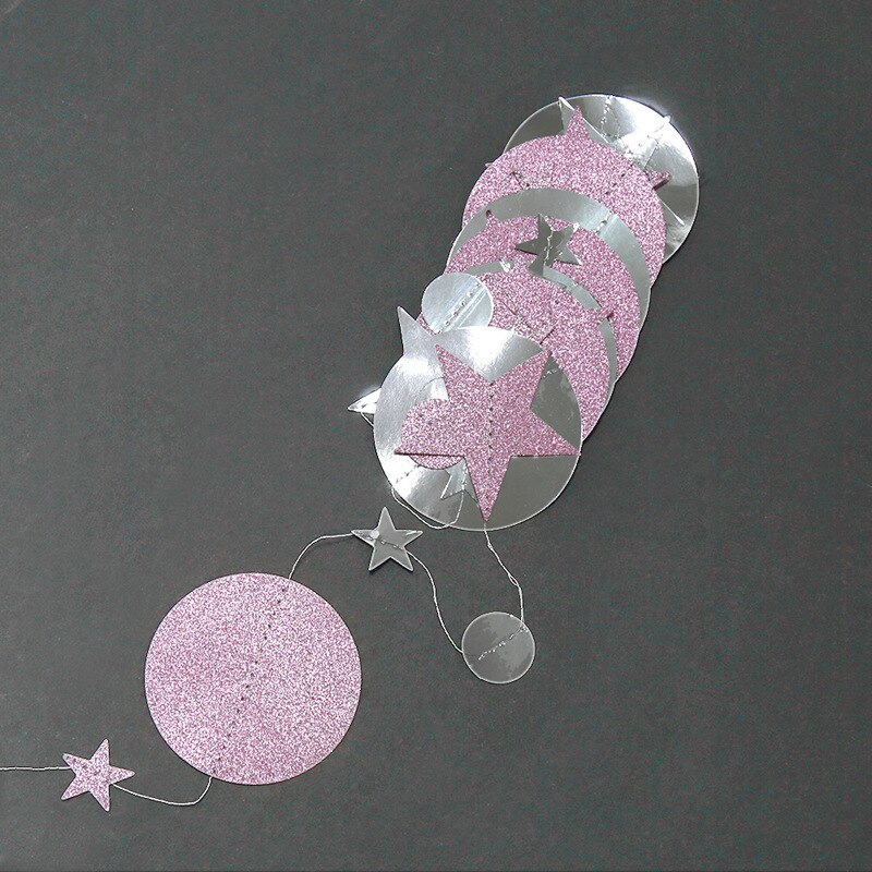 Guirlande de banderole Flash en papier miroir, 4m, décoration pour joyeux anniversaire, rideau pour fête prénatale, garçon et fille, pour mariage, DIY: I