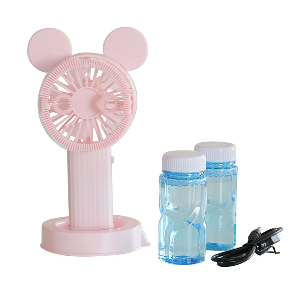 201Ml Portable Fan Bubble Machine Bubble Blower Zeepbel Blower Outdoor Kind Speelgoed Creatieve Polyporous Bruiloft Machine: B