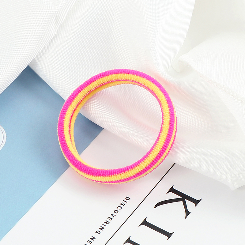 Cinta para el pelo a rayas de colores para mujer y niña, accesorios para el cabello de colores sólidos, lazos elásticos altos sin costuras, diadema básica Simple para , 10 piezas: Blanco