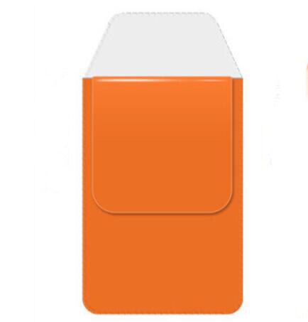 Xrhyy pvc pennficka skydd pennor pekare märke anteckningar korthållare organisatör för penna läcka skola sjukhus kontorsmaterial: Orange