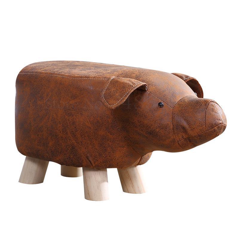 Animal shoe changing stool solid wood baby cute cartoon sofa chair elephant child small bench: Boom Clap 22