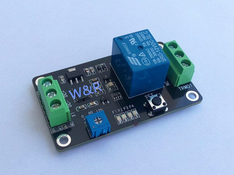 Delay relay module/self-locking/delay switch/power-on delay on/off/via 555 timers