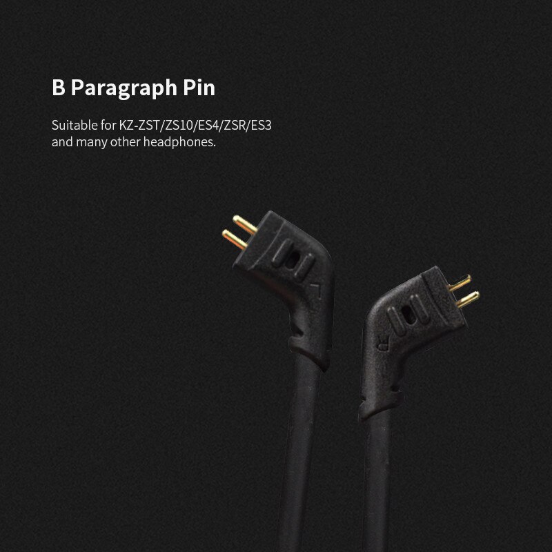 Cable inalámbrico Bluetooth KZ ZS10 BA10, módulo de actualización KZ, Cable con conector de 2 pines/MMCX para KZ ZS10/ZS6/ZS5/ZS4/ZST/AS10/ES4: zst zs10 es4 es3 zsr