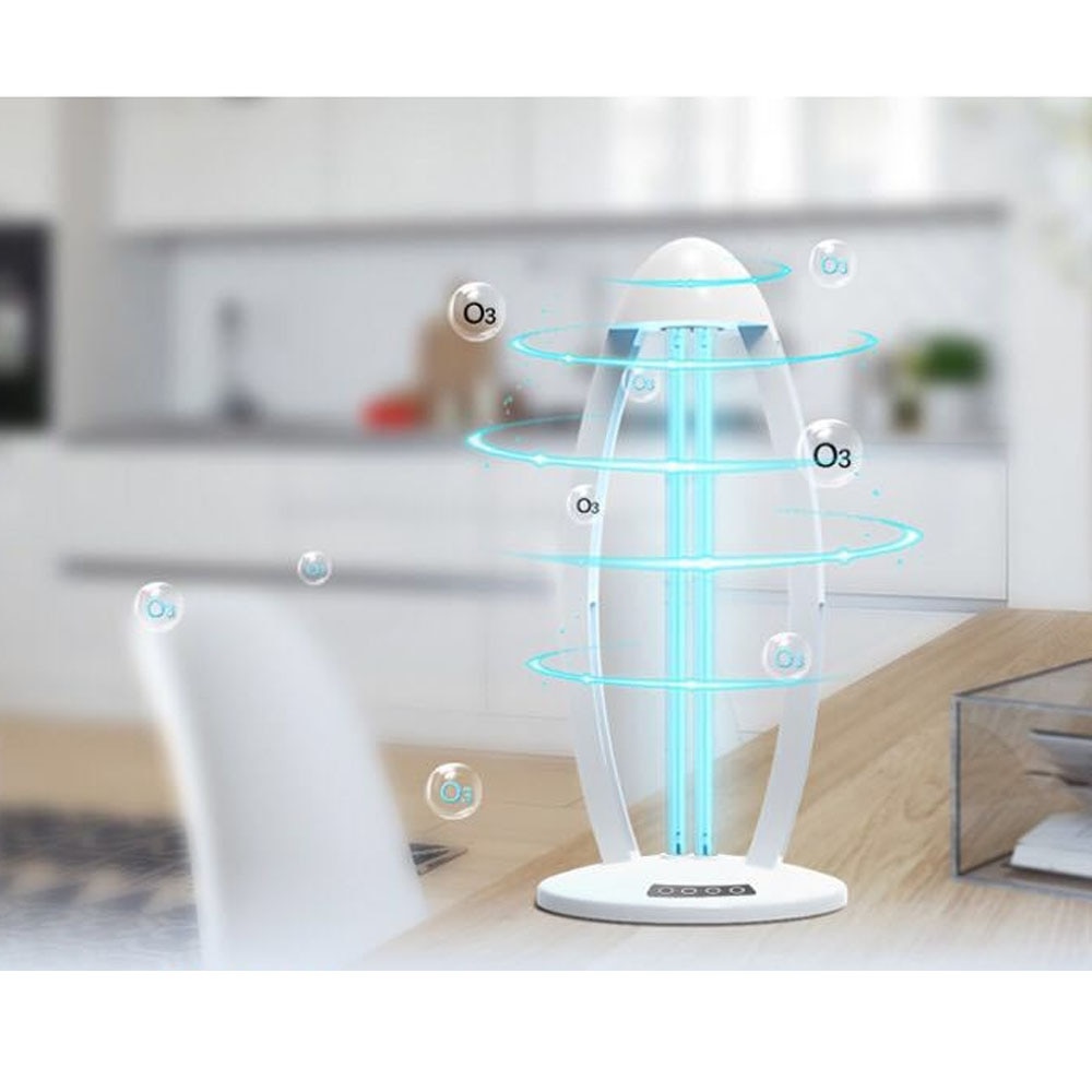 38w UV Ozone Sterilizing Lamp UVC Light with Remote Control Buzzer Time For Home Office Hotel