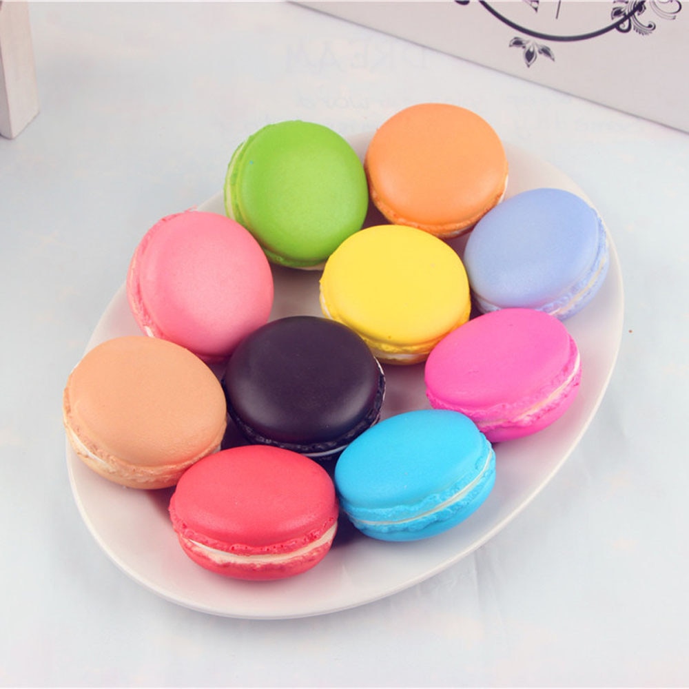 Simulation küche spielzeug Dekompression spielzeug Simulation lebensmittel spielzeug Macaron Lebensmittel Squishy Super Langsam steigend Art Spielzeug Spielzeug