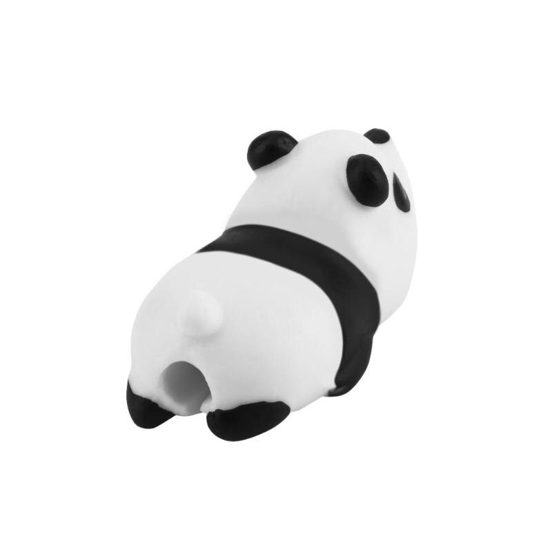 Data Cable Protection Sleeve Cable Winder Cute Animal Bite Cable Protector For iPhone Panda Bites Doll Model Holder Cable Winder