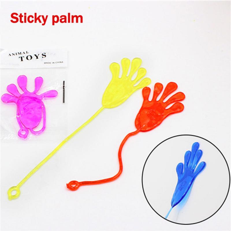 Jeugd Nostalgische Speelgoed Grappige Elastische Stretch Sticky Palm Grote Klimmen Muur Palm Hele Persoon Nieuwigheden Speelgoed Kinderen