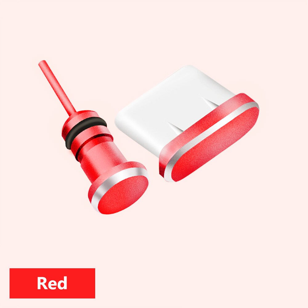 Type C Plug Dust Plug 3.5mm Earphone Jack Sim Card USB Type-C Anti Dust Plug For Samsung S10 S9 S8 Note 8 9 Huawei P10 P20 P30: Gold