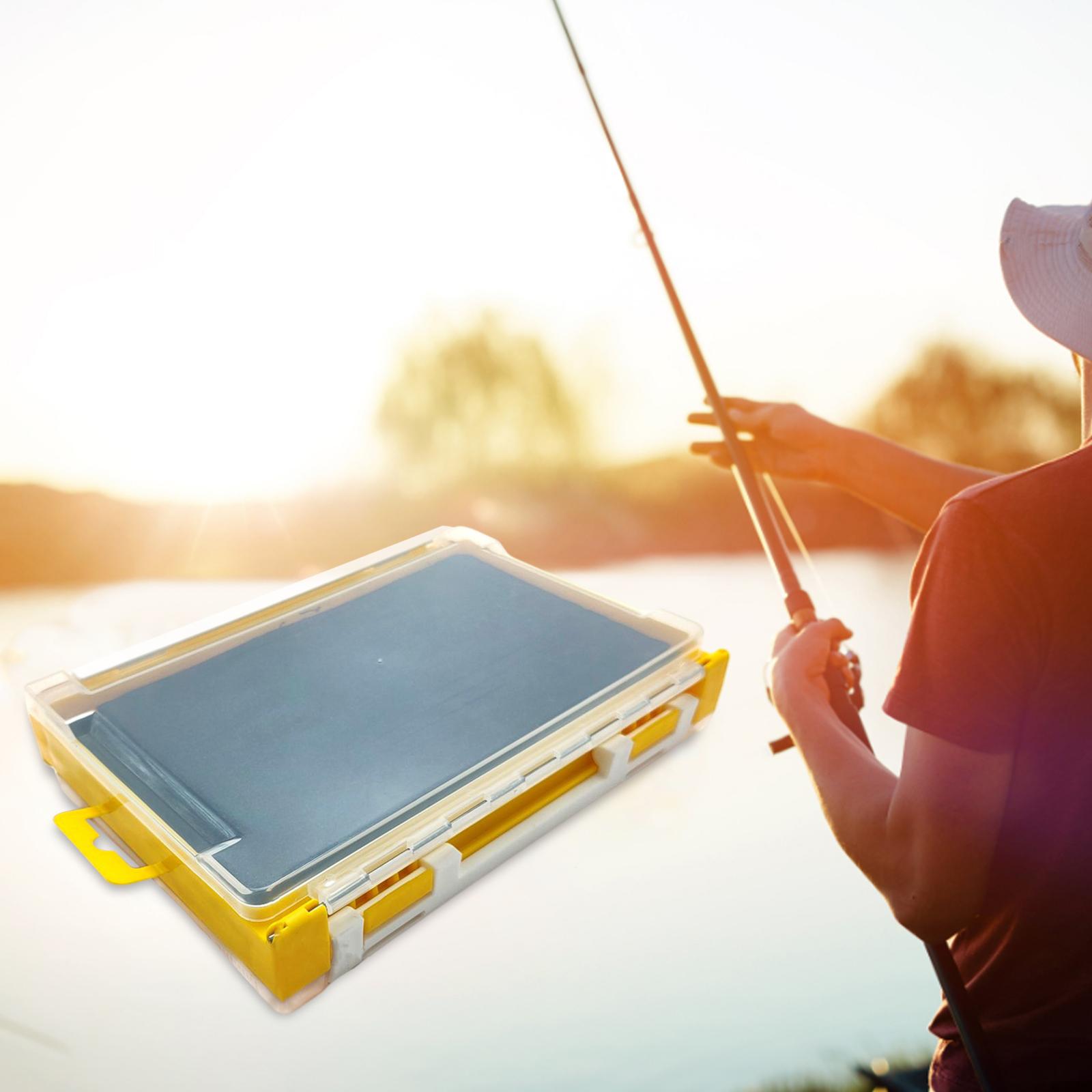 Double Sided Tackle Storage Containers Bait Box Durable Material Accessory