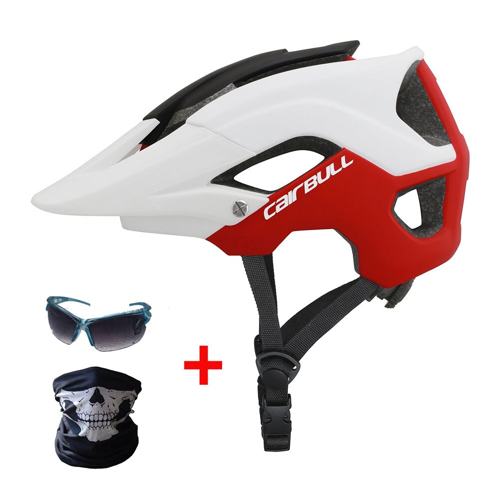 Cairbull Ultralight Fietshelm Integraal Gegoten Road Mountainbike Helm Outdoor Sport Dh Mtb Fiets Helm: Donkergrijs / M