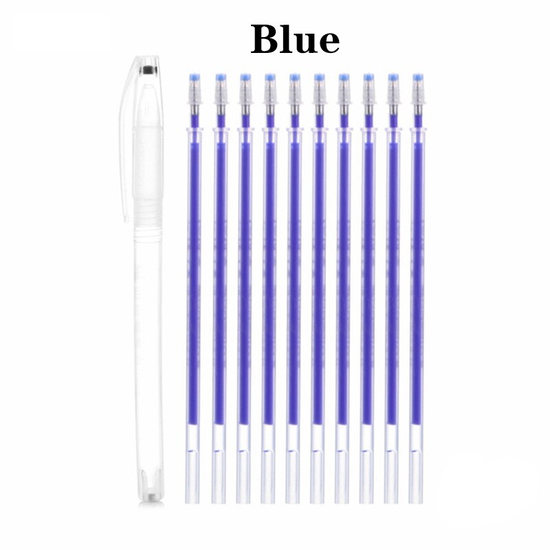 1Set Heat Wrap Fade Out Fabric Markers Pen High Temperature Disappearing Marker Pens DIY Sewing Drawing Lines Accessories: 4