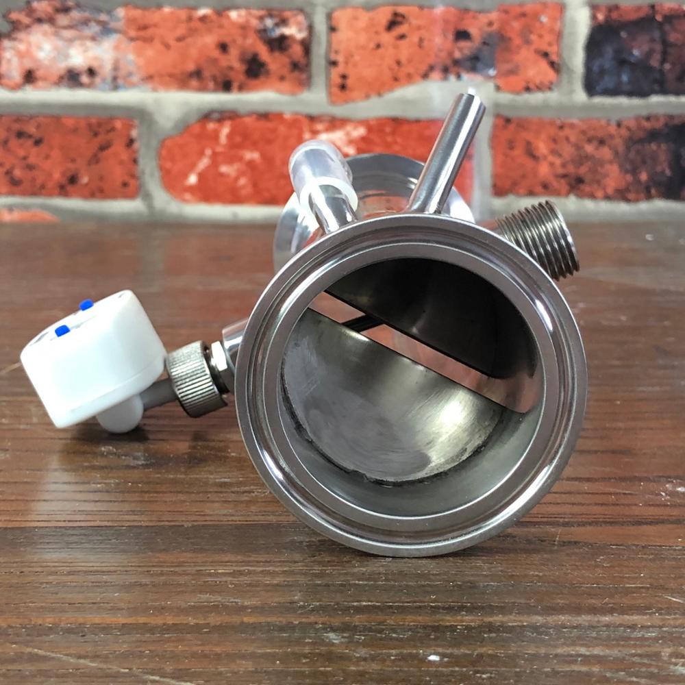 2" 51mm Flange OD64mm Boka Reflux Head , Reflux column , Distillation , Sanitary Steel 304