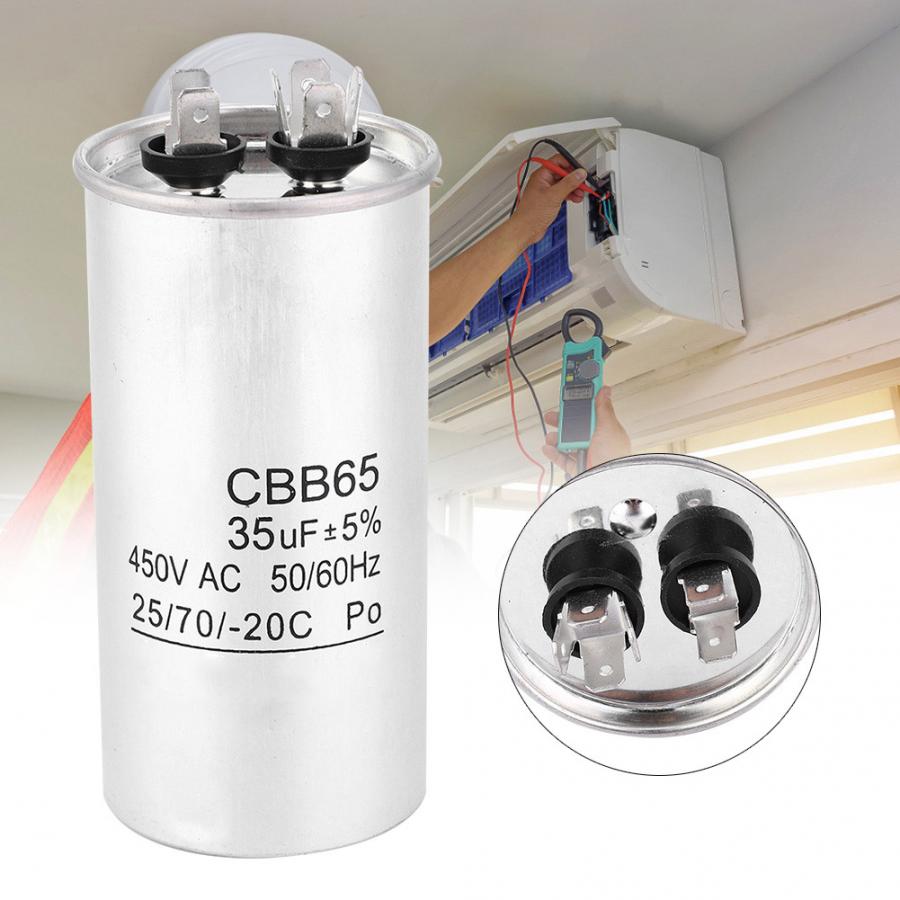 CBB65A Capacitor 450V 35UF Aluminum Foil Air Conditioning Compressor Start Capacitors Electrolytic Capacitor 450V Capacitor