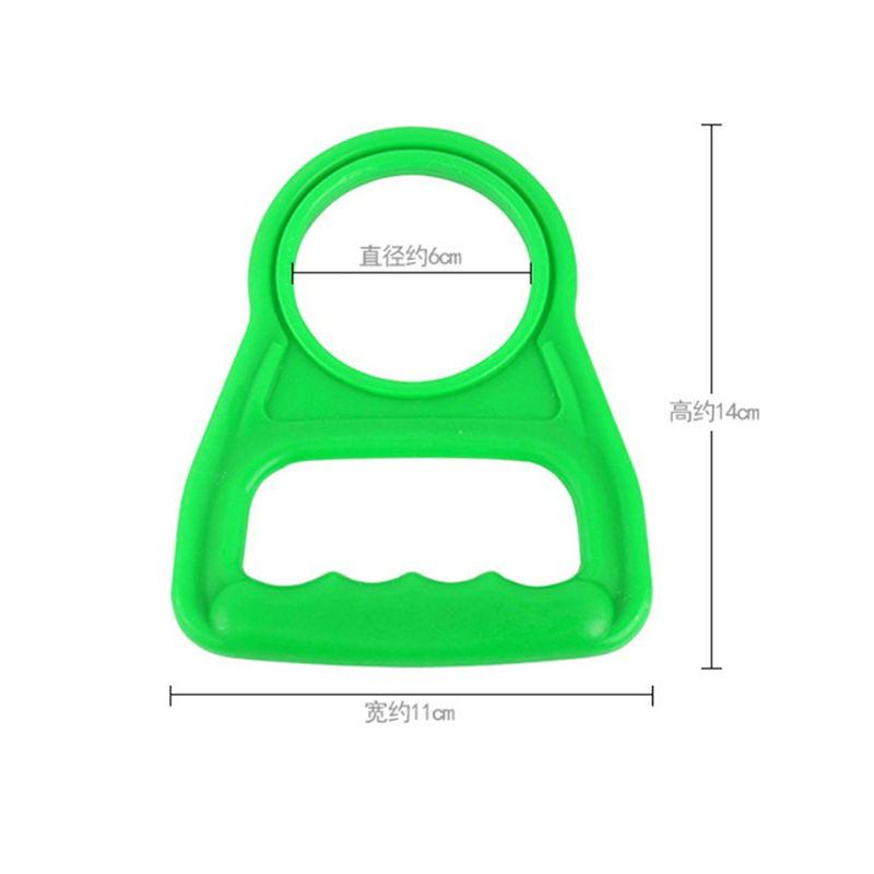 Cubo de plástico con mango para botella de agua, cubo grande grueso de elevación de agua con soporte antideslizante, 5 colores, 1 ud.