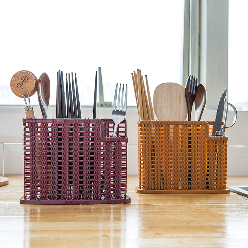 Køkken fad tørrestativ bordservice skuffe opbevaringskurv hylde fade skål spisepinde holder dræn vask organiser  k1068 b