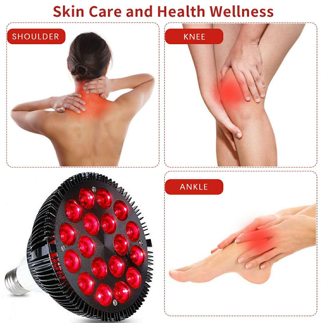 54W Red Light Therapy Lamp LED Infrared Light Therapy Device 660nm 850nm Infrared Combo For Skin Care Pain Relief Health Care