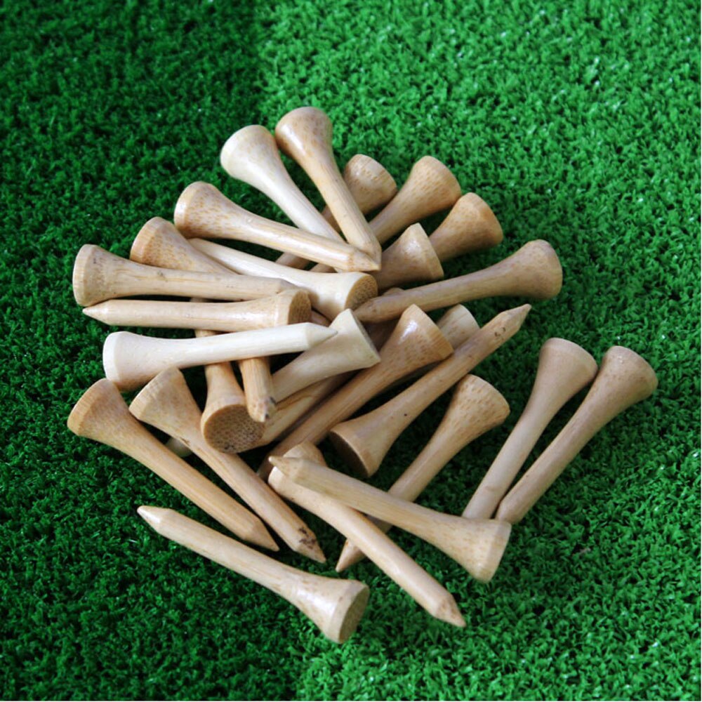 100 stk / parti 42mm bambus golf tee golf tees
