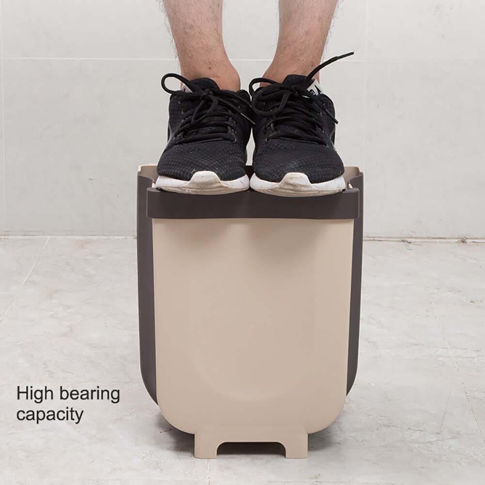 Kitchen Cabinet Garbage Door Hanging Can Wall Mounted Trash Bin Car Room Toilet Waste Storage Folding Trash Can