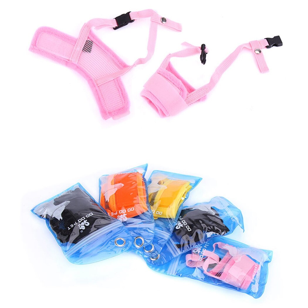 Muselière Anti-aboiement pour chien, accessoire pour petit et grand gabarit, ajustable, sangles en Nylon