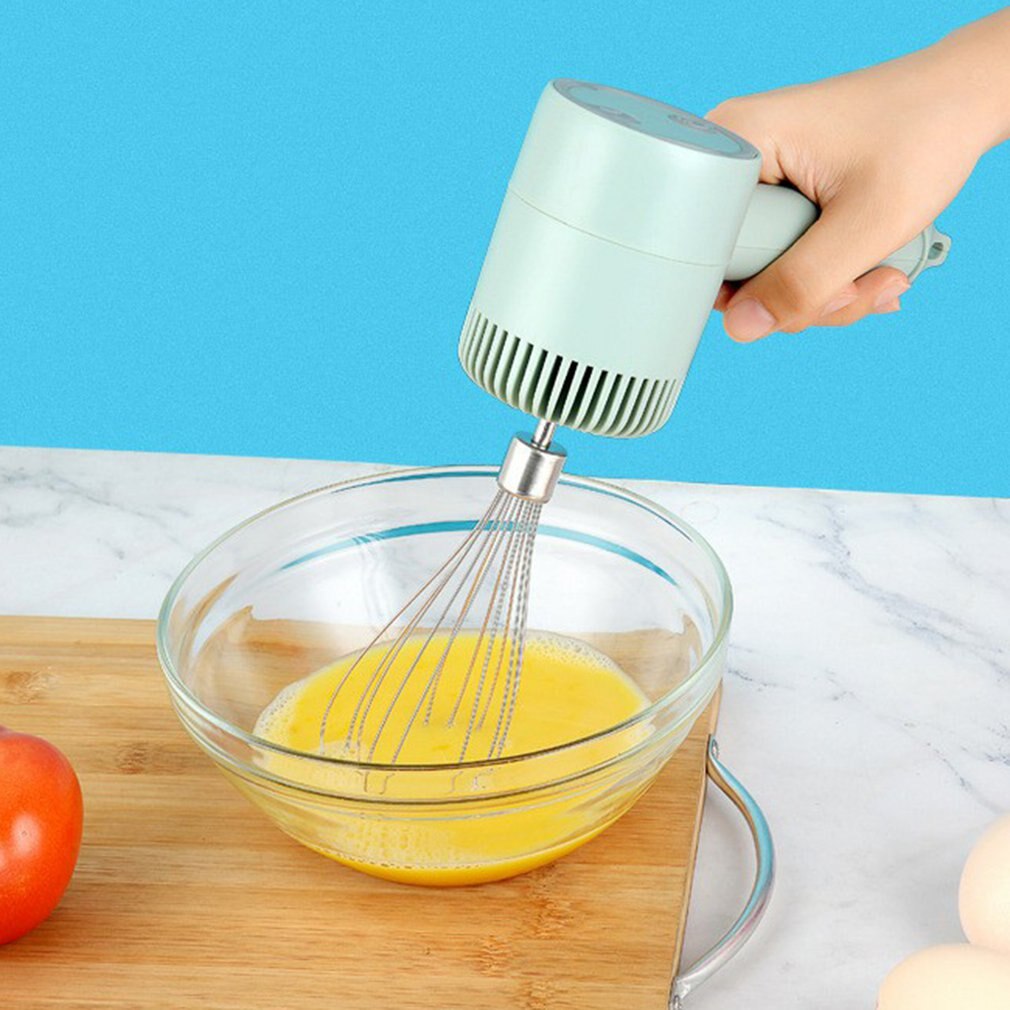 Draadloze Draagbare Draadloze Garde Elektrische Voedsel Mixer Staafmixer High Power Deeg Blender Eiklopper Handheld Mixer Tool