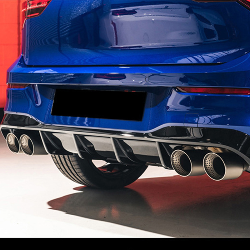 1 PC Punta del silenziatore di scarico per VW MK7 golf 7 golf R GTI Punta di scarico in acciaio inossidabile opaco 51mm 54mm 57mm 60mm 63mm Ugello marmitta