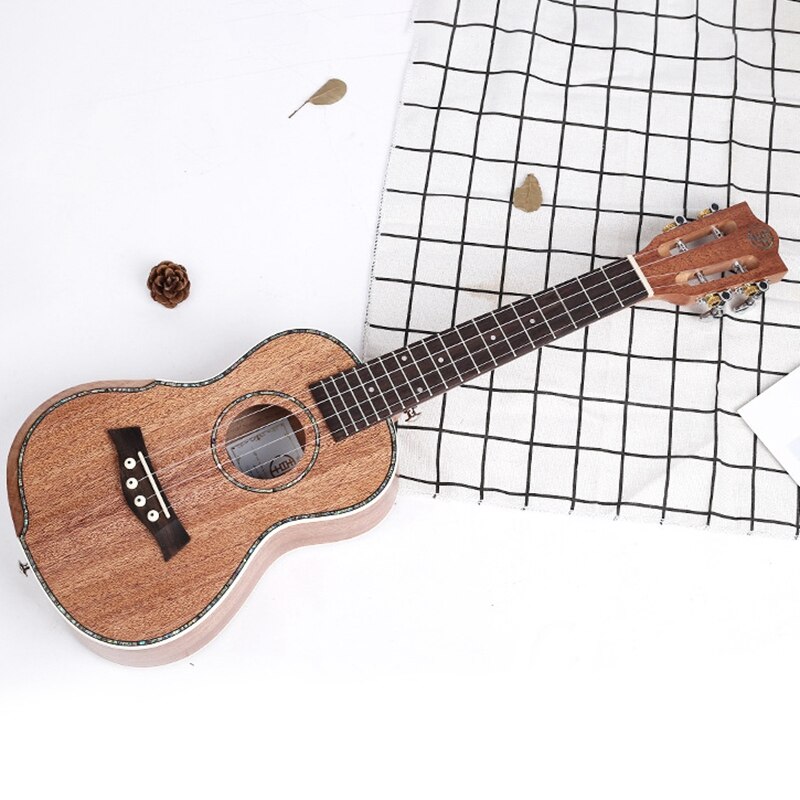 Ukulele 23 Inch Solid Mahogany Top with Ukulele Starter Tenor Ukulele Full peach core