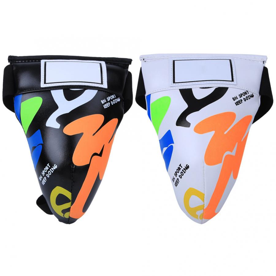 Graffiti Children Jockstrap Groin Guard Protective Gear for Boxing Sanda Taekwondo Training Kid Sanda Groin Guard