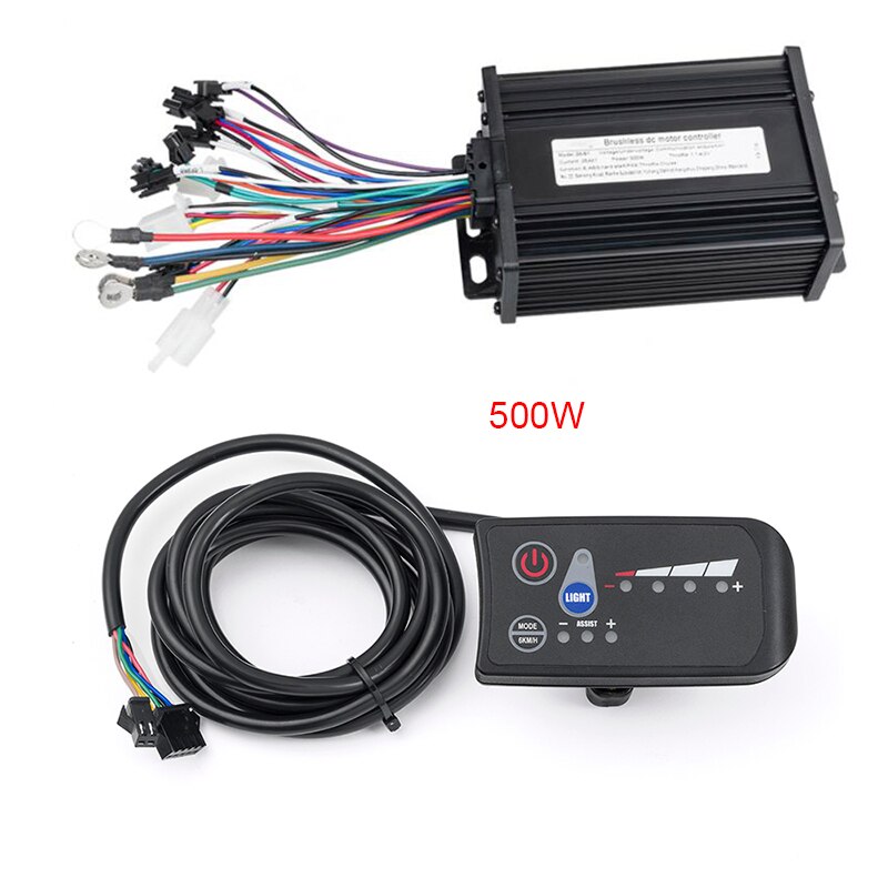 24/36/48/V Ccontroller 250/350/500W Electric Bicycle Conversion Kit Brushless Controller for Motor Display ebike LED Display Kit: 24V 500W
