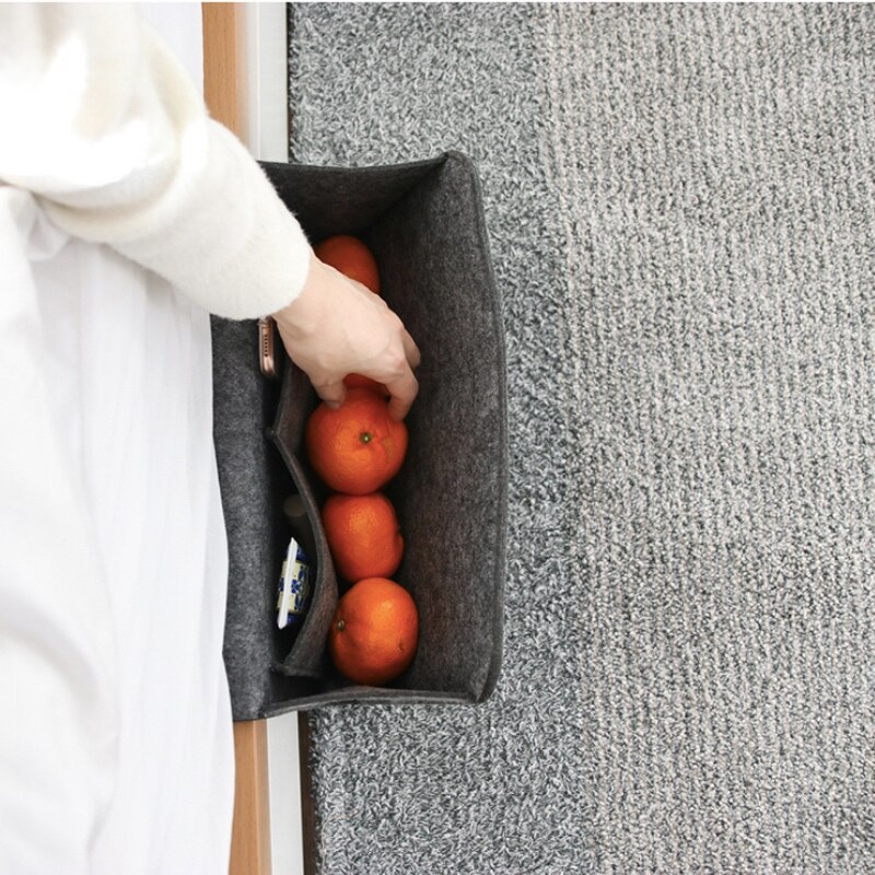 Bedside Storage Organizer Bedside Hanging Pocket for Organizing Magazine Phone Small Things Space Saving bed package