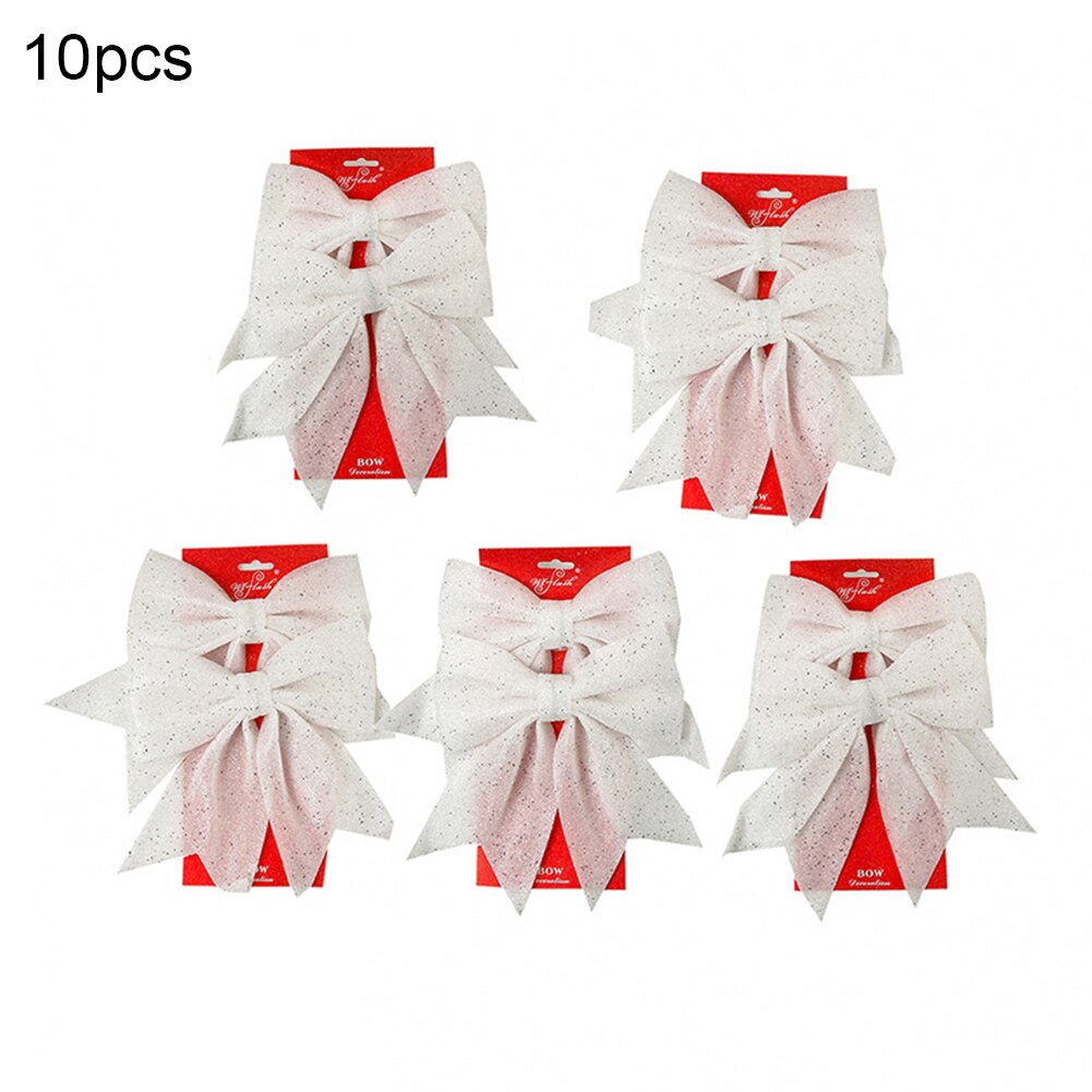 Red Large Christmas Bow Wreath Xmas Tree Embellishment Bow Tie for Wedding Festival Year Decorations Party: C5