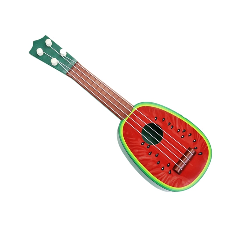 Vauva lasten opettavainen soitin lelu kitara hedelmäkitara mini voi soittaa ukulele -vesimelonia