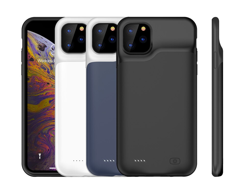 10000 mah powerbankhoes voor iphone 11 pro, batterijladerhoes voor iphone 11 pro max powerbank, oplaadhoes  i11