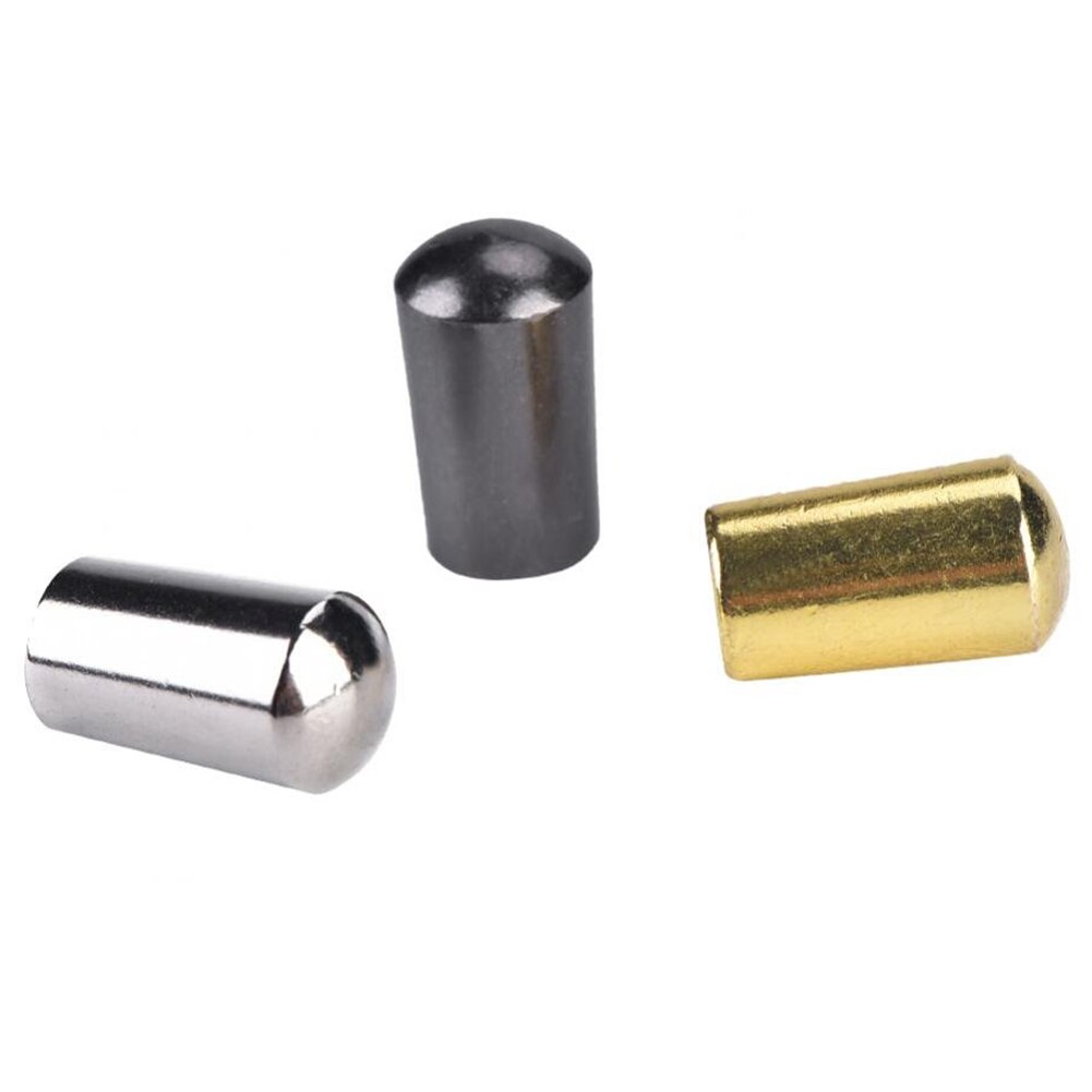 3Pcs 13mm Brass Guitar Switch Tip 3 Way Toggle Switch Knob Tip Cap Copper For Lp Epi Electric Guitar Parts Replacemen