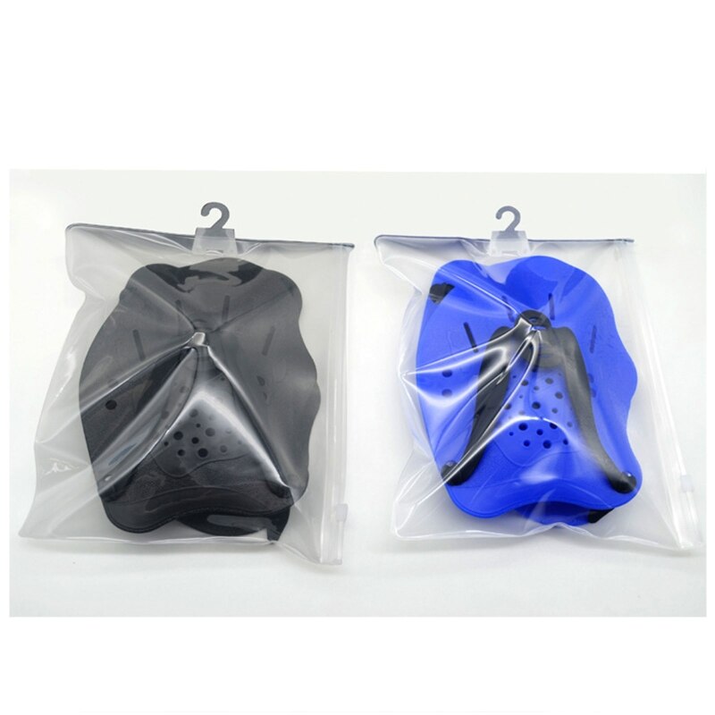 Lightweight Swim Hand Paddles w/ Adjustable Straps Unisex Swim Training Hand Paddles Swimming Fins Swimming Accessories G99D