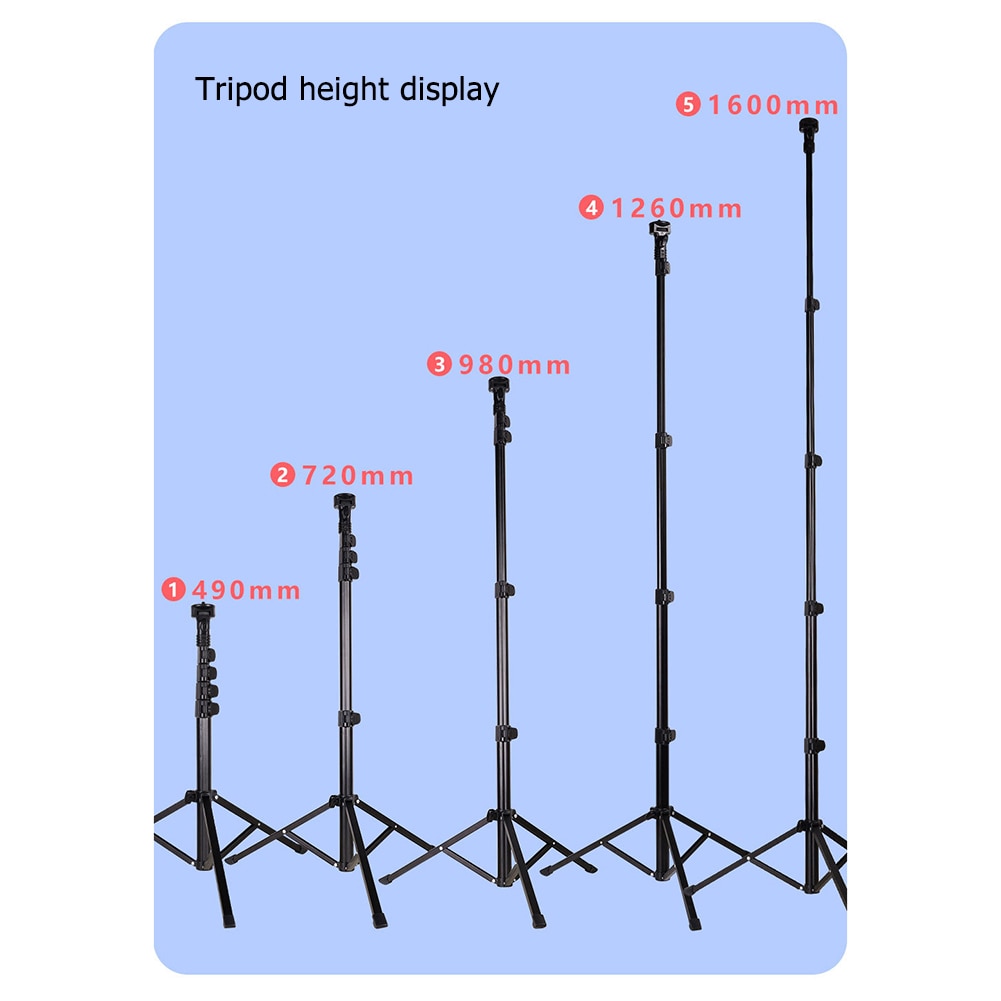 Adjustable Telescopic Tripods 4-section Trigger Extendable Carrying Handheld Camera Elements for Camera Tablet