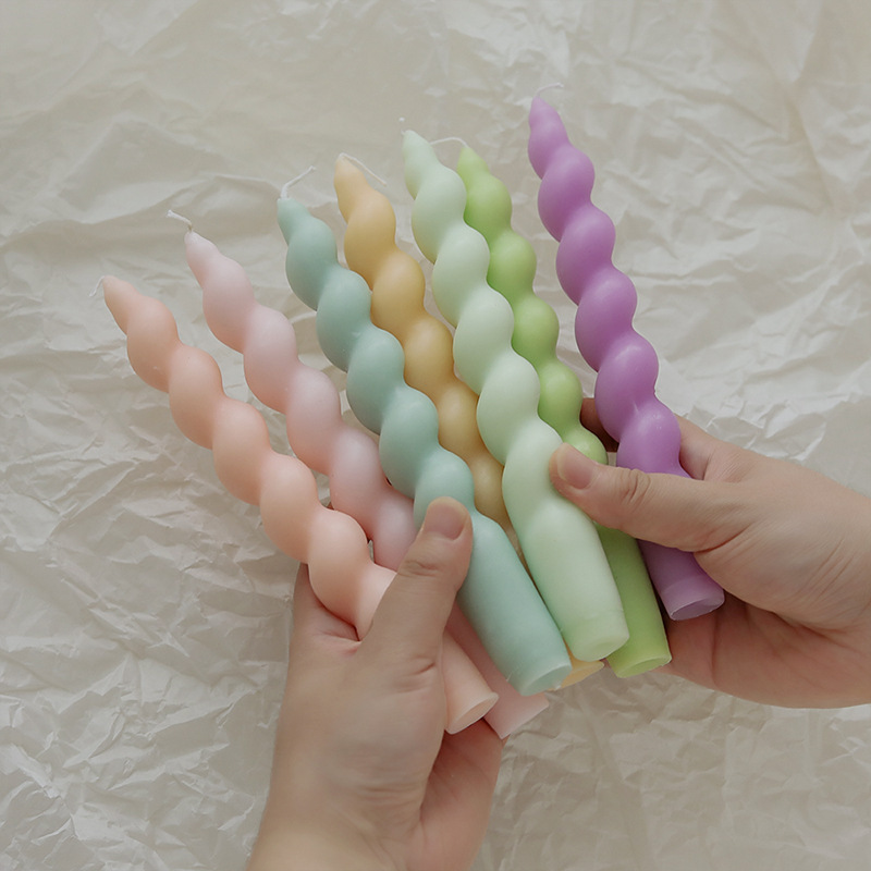 Candelabro con lazo, moldes de cemento y hormigón, portavelas para boda, Día de San Valentín, molde de yeso, artesanal, Molde de resina Epoxy