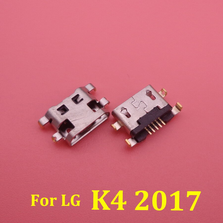 100 Teile/los USB Ladung Hafen Verbinder Aufladen Jack Buchse Dock Für LG K9 K11 K4 K10 K8 K12 Plus K50 K50s Q60: K4 2017