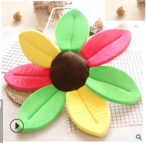 Newborn Baby Bathtub Foldable Blooming Bath Flower Bath Tub for Baby Blooming Sink Bath For Baby Play Bath Sunflower Cush: 9