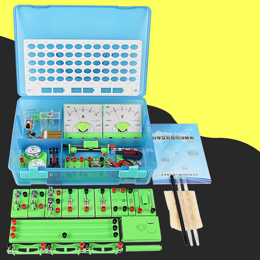 Физика Wissenschaft Experiment fisica Physik Grundlegende Schaltung Strom Magnetismus Schüler Lernen Bausatz Physik Experimente Lehrmittel