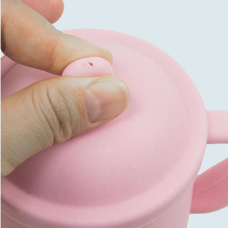 Solid Baby silicone Sippy Cups Feeding Cups Babi Learning drink Baby Drinkware For Toddlers Kids With Silicone Straw Cup Lids
