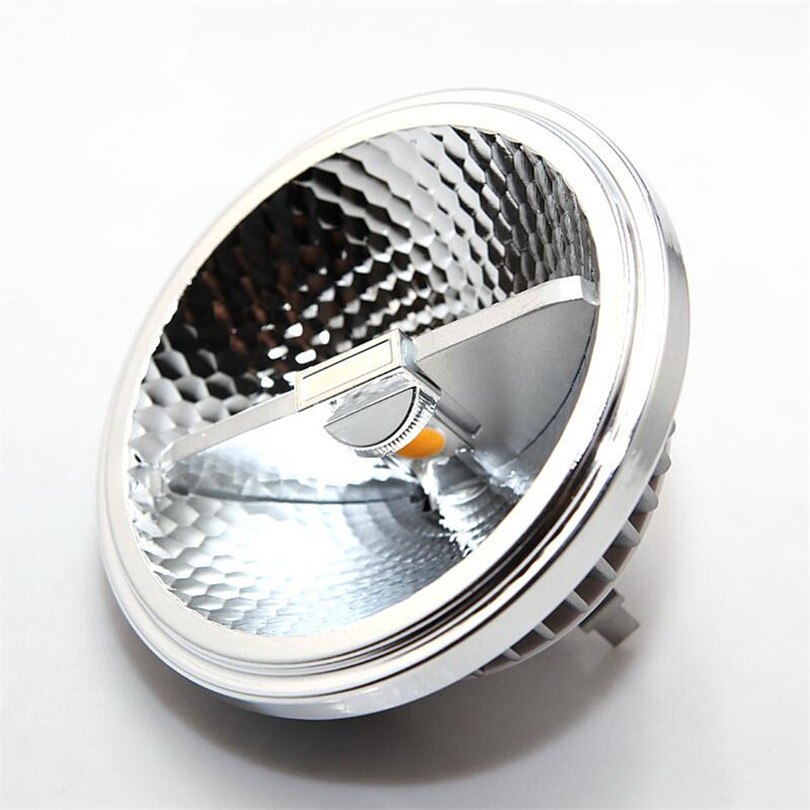 Bombilla LED superbrillante AR111, 15W, COB, AR111, QR111, G53, GU10, lámpara regulable, foco AC110V/220V/DC12V, 1 ud.