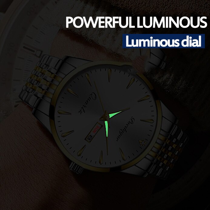 Podagar-reloj deportivo de lujo para hombre, cronógrafo de cuarzo, con fecha, resistente al agua, Masculino,