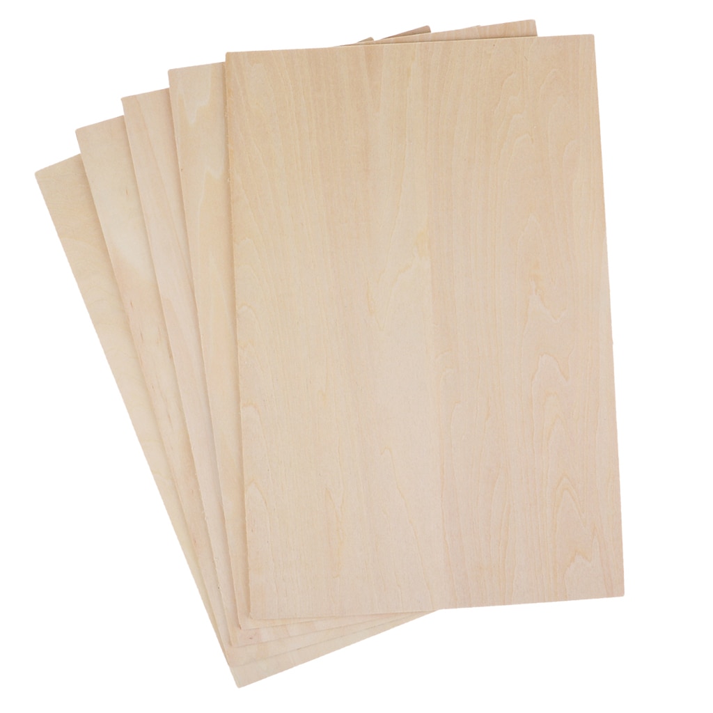 10Pcs Houten Platen Model Basswood Hout Lakens Board 2Mm Dik Diy Huis Vliegtuig Model Speelgoed Maken Craft Kits