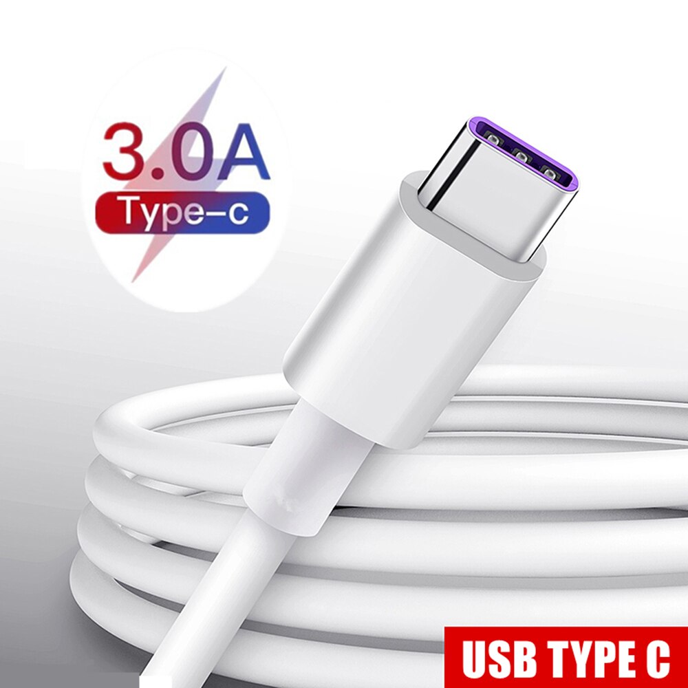 Usb C Kabel Met Qc 3.0 Snelle Opladen Autolader Voor Een Plus 8 7T Pro Lenovo Z6 Pro k10 Plus A6 Note K6 Lg Harmonie 4 Q61 Q51