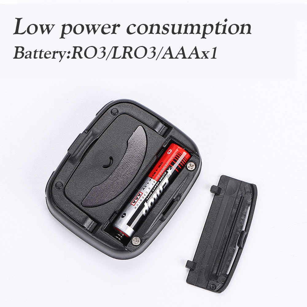 Digital LCD kitchen timer with on/off switch, mute and loud alarm, 24-hour clock, children, teachers, kitchen