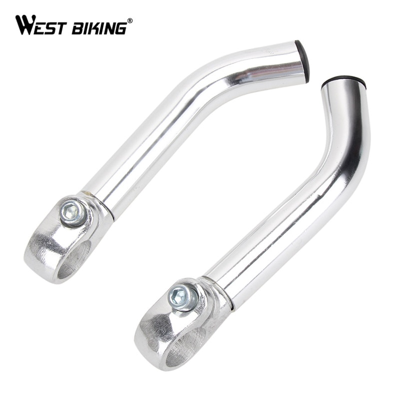 West Fietsen Aluminium Rest Stuur Bike End Bars Fietsen Handle Bar Extender Universele Anti-Slip Mtb Fiets End grips