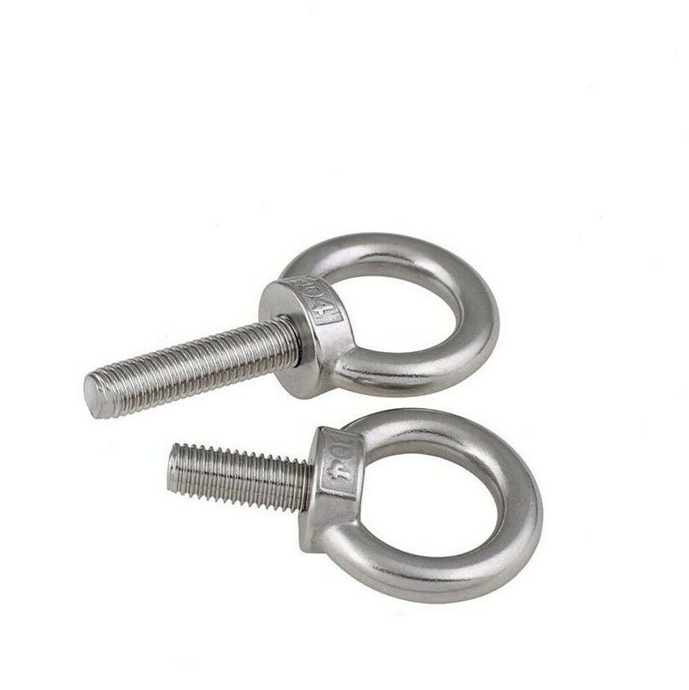 M4 304 stainless steel eye screws extended eye bolt O-ring lifting eye screw