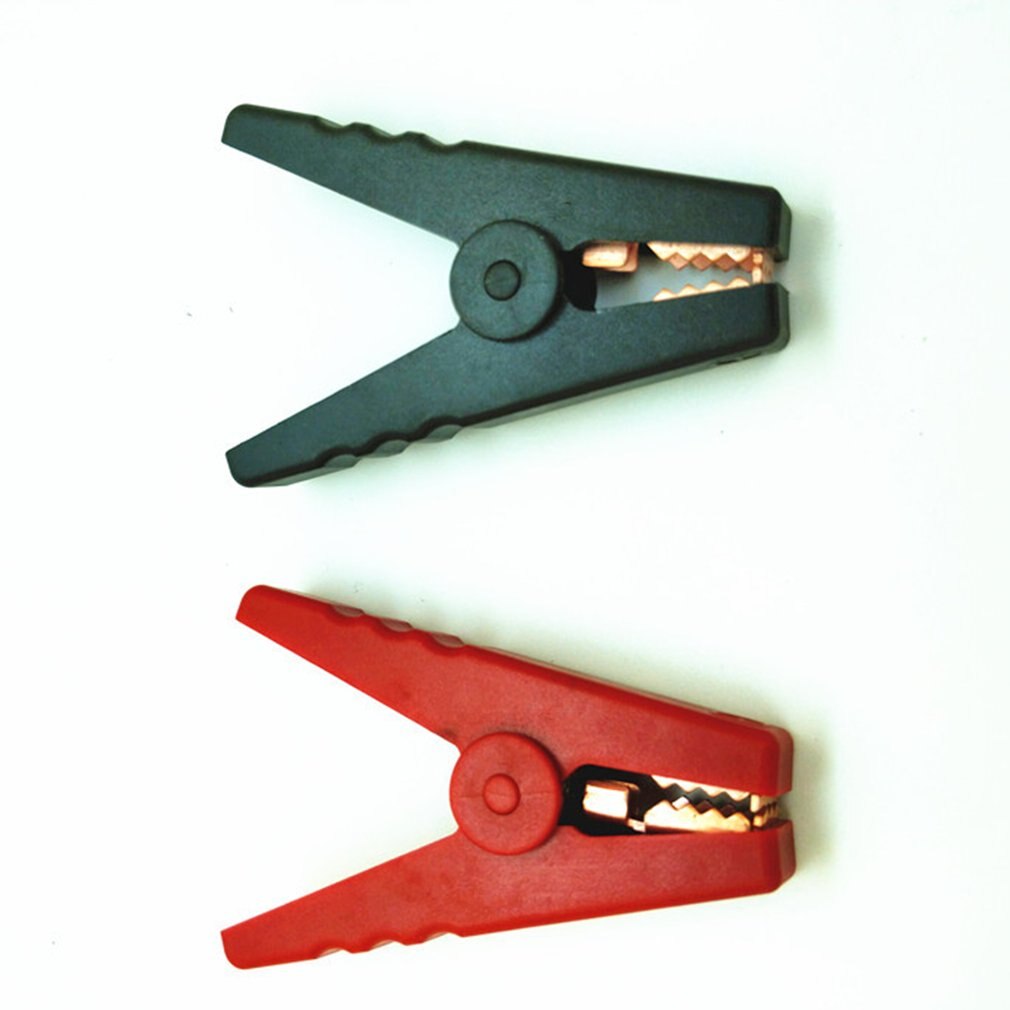 Insulated car battery clip Lead-acid battery charging clip with fire clip electrical technology voltage testers 1 pair